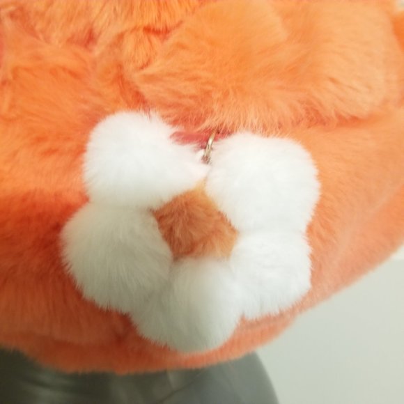 Claire's Plush Backpack with front pocket - Picture 2 of 6